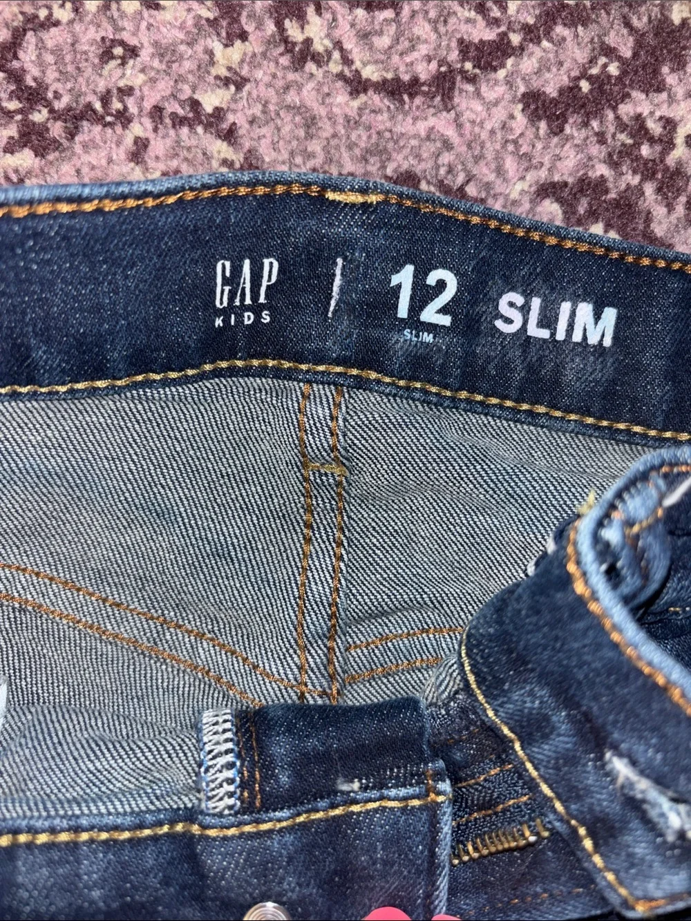 GAP Dark Indigo Slim Straight Jeans